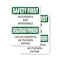 Signmission Safety Culture Sign, 7 in Width, Vinyl Decal, Rectangle, Bilingual OS-2PACK-SF-D-710-L-10730 - alternate 1
